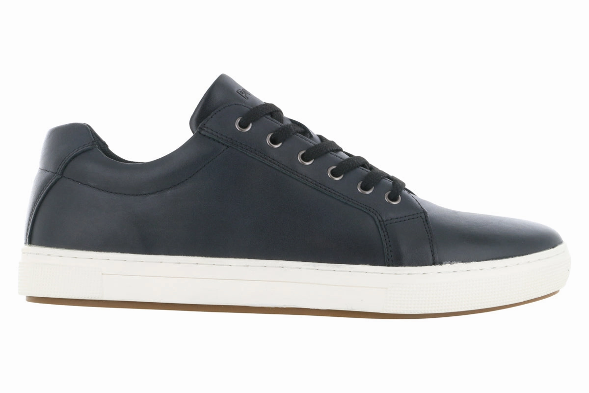 Propet Koda Leather Sneaker Black Ventilated Design School Jog