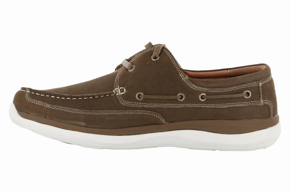 Stable Form Step Smart Propet Pomeroy Boat Shoe Timber