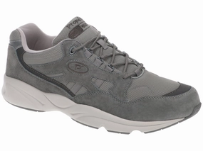 Propet Stability Fusion Grey Minimal Bulk Hot Weather Smooth glide Propet Stability Fusion Grey