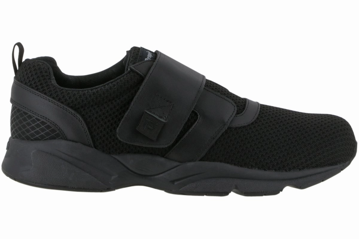 Propet Stability X Strap Black Multi Density Traction