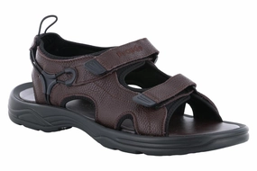 Propet Surfwalker II Sandal Brown Travel Walk Propet Surfwalker II Sandal Brown Motion Ease Camp Step