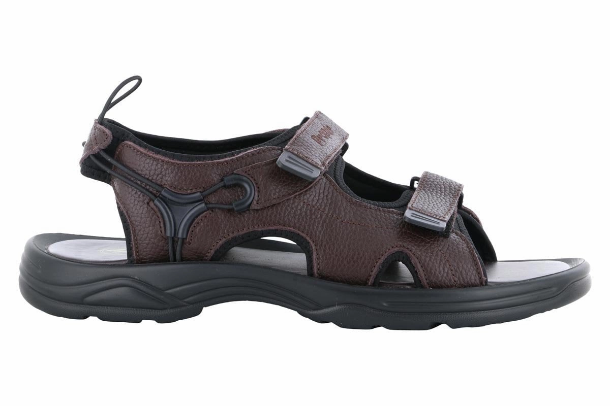 Propet Surfwalker II Sandal Brown Chase Hike Flat Bottom