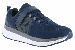 Propet Ultra 267 FX Velcro Athletic Shoe Blue Everyday Cushioning Slip On Construction Coffee Walk Propet Ultra 267 FX Velcro Athletic Shoe Blue
