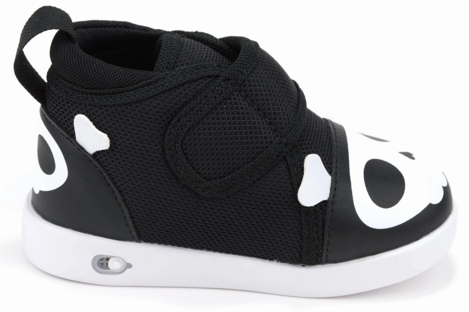 Skull & Crossbones Pirate  Squeaky Toddler Shoes | Black/White Version 2 2025 Heat Free Sun Guard