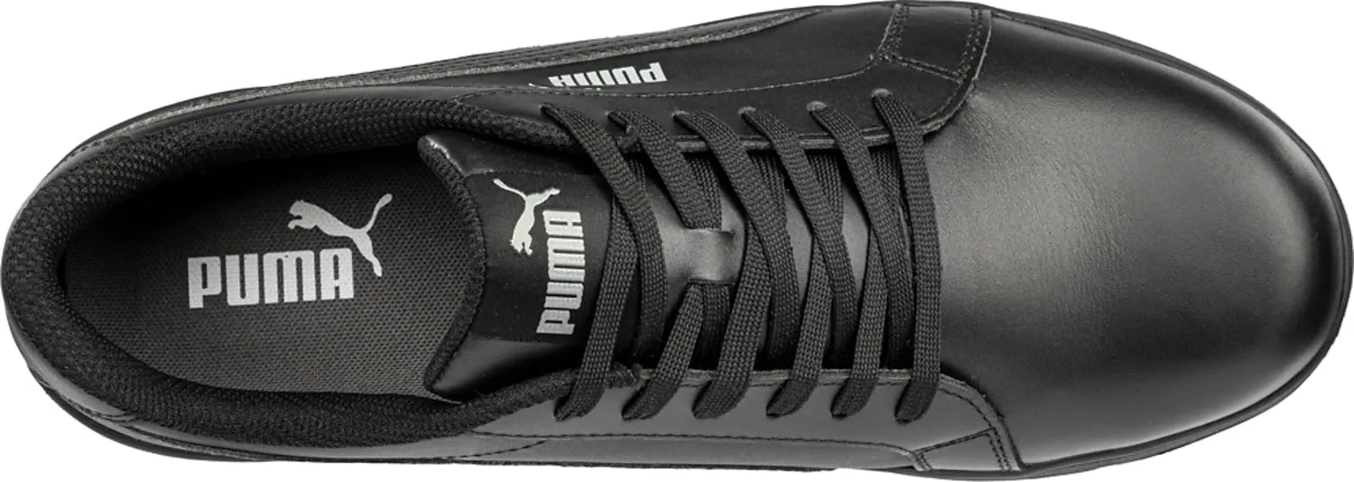 Puma Safety Womens Iconic Low ASTM SD Black Leather Work Shoes 8 M