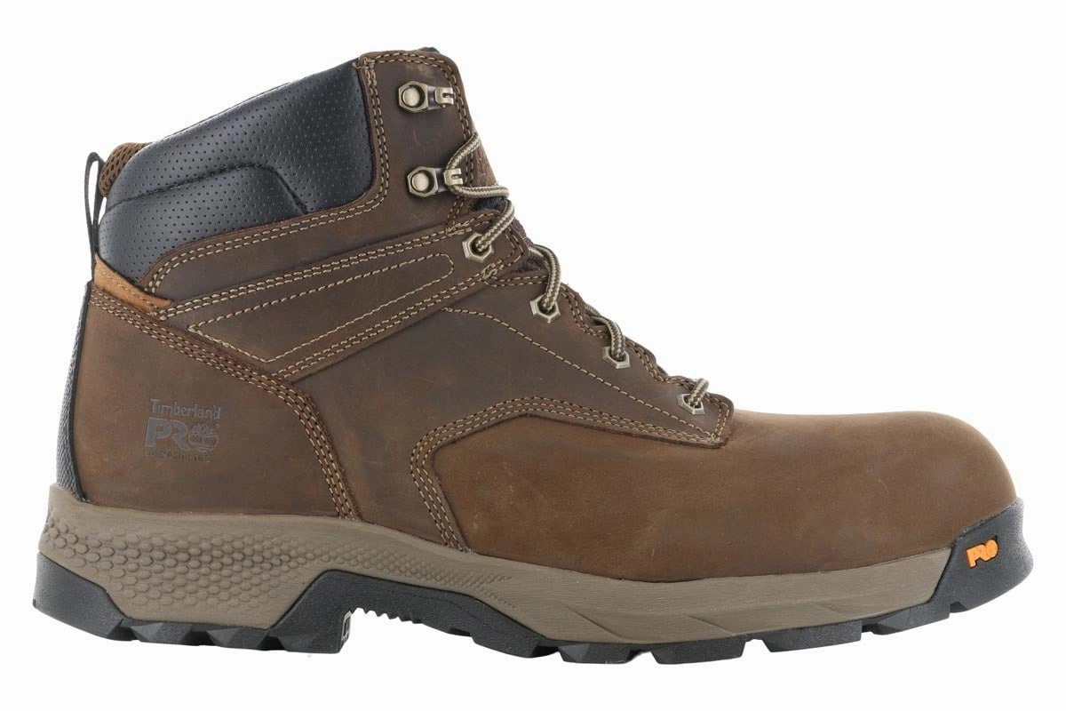Safety Fit Shoes Timberland PRO Titan EV 6" Composite Toe Boot Brown