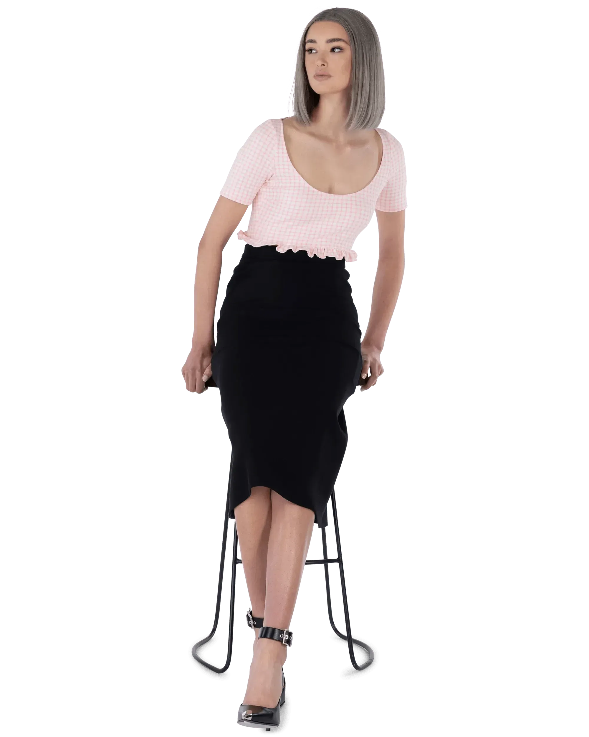 Punk Ankle Strap Pump