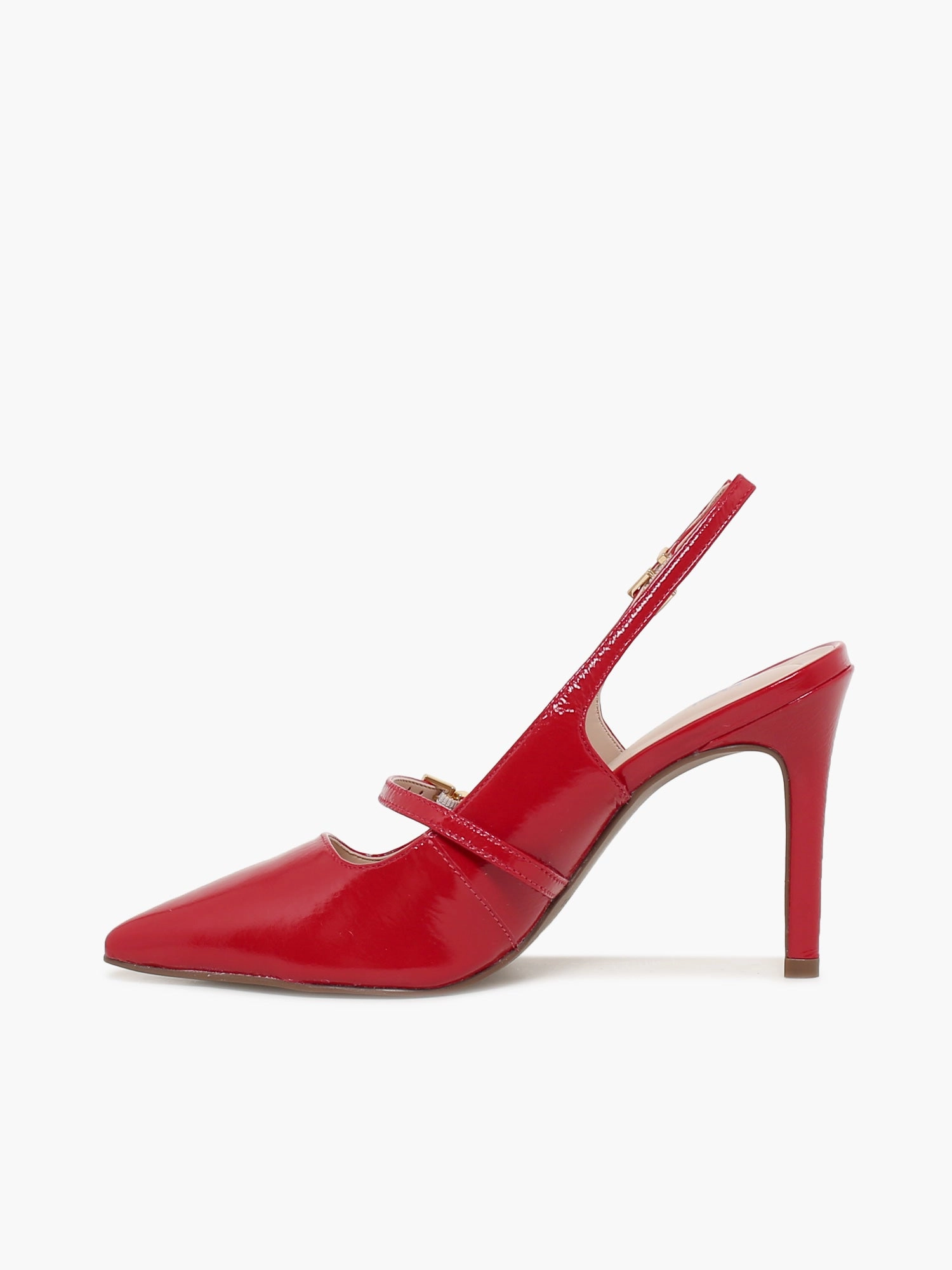 Pura Red Crinkle Leather Adult Fashionable Design