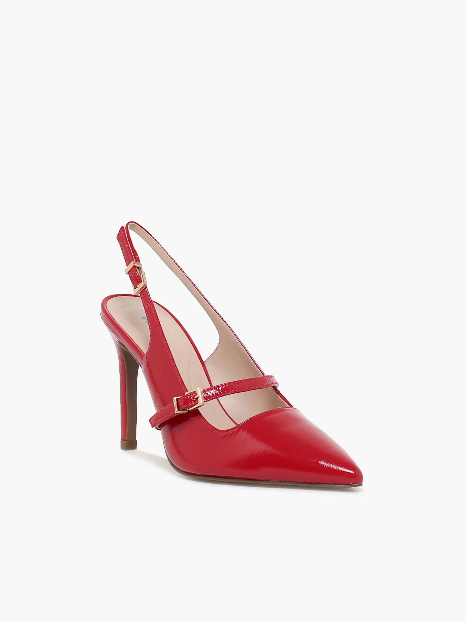 Pura Red Crinkle Leather Coming Street Trip