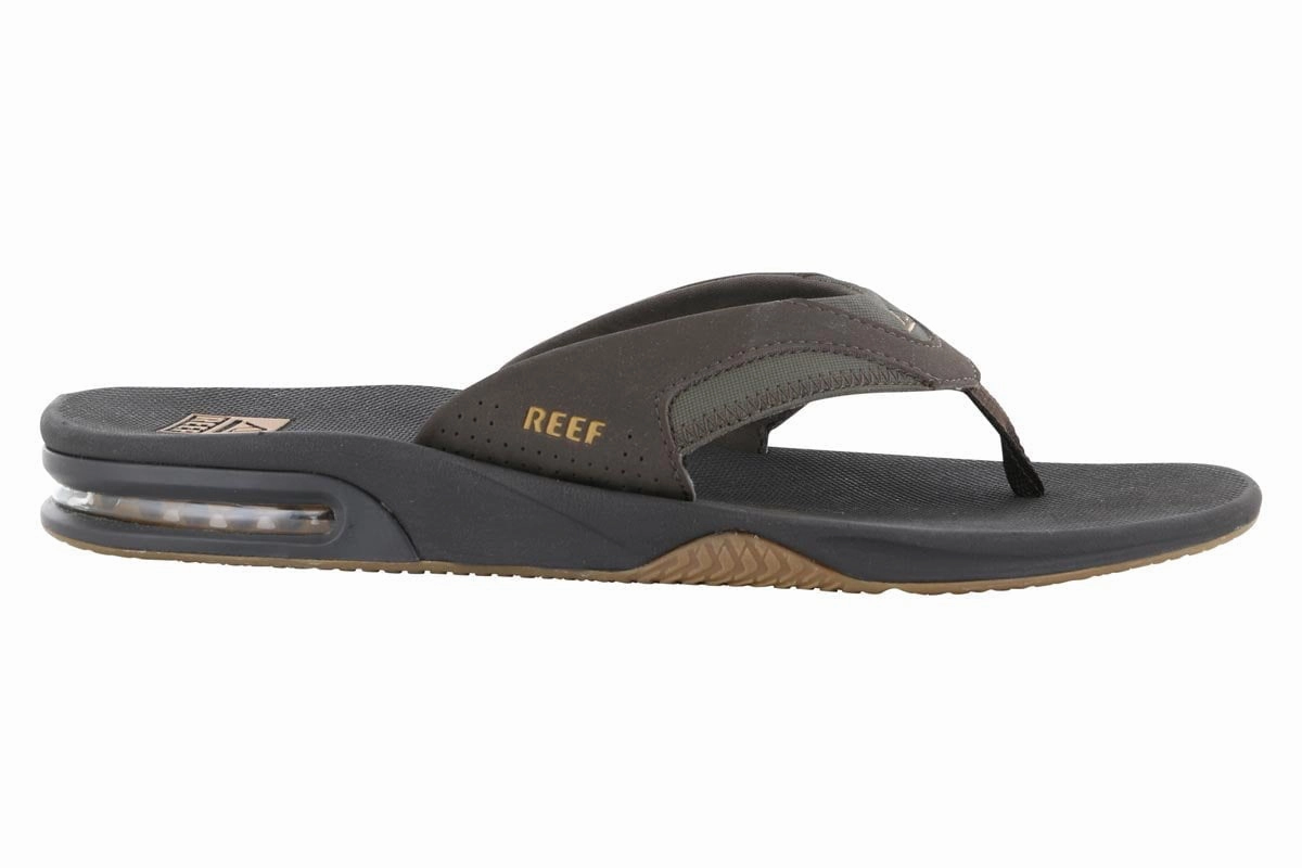 Reef Fanning Bottle Opener Flip Flop Brown Stable Form