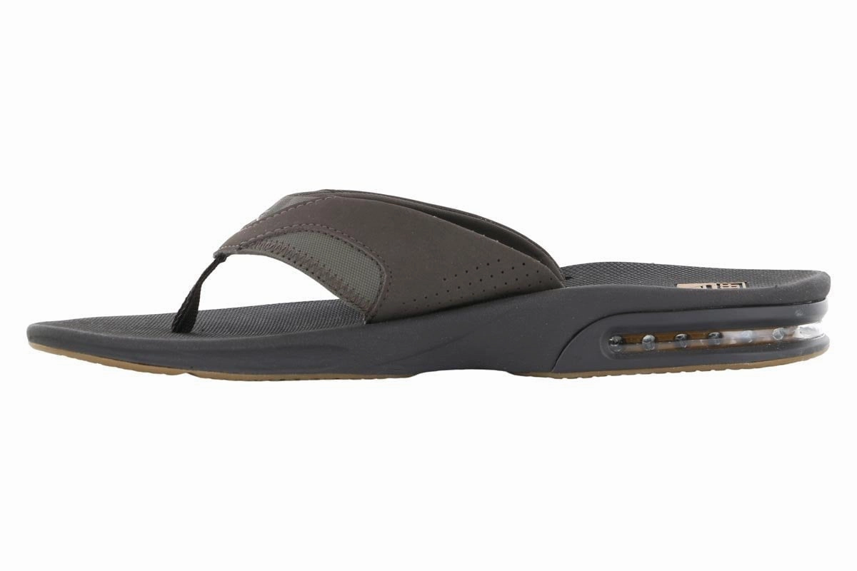 RecycledMaterial Match Ready Reef Fanning Bottle Opener Flip Flop Brown