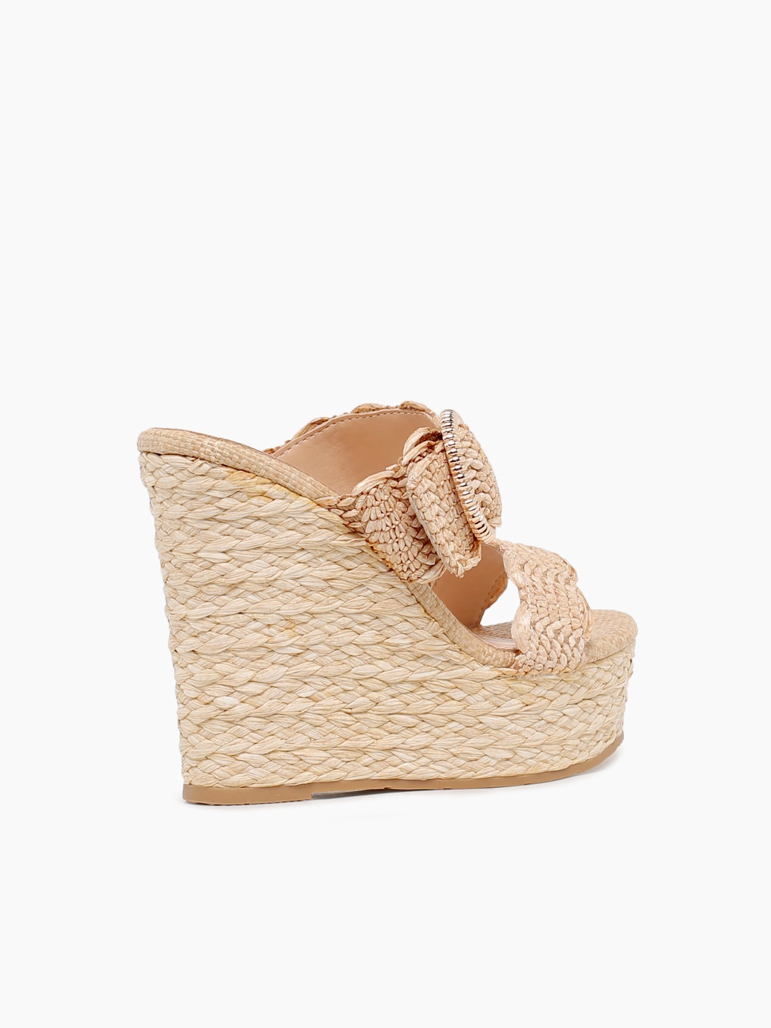 Snug Fit Adjustability Kala  Camel Raffia