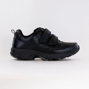 Quick Glide Comfort Drew Jimmy (Men's) - Black Leather Drew Jimmy (Men's) - Black Leather Indoor Daily Breathable Shoes