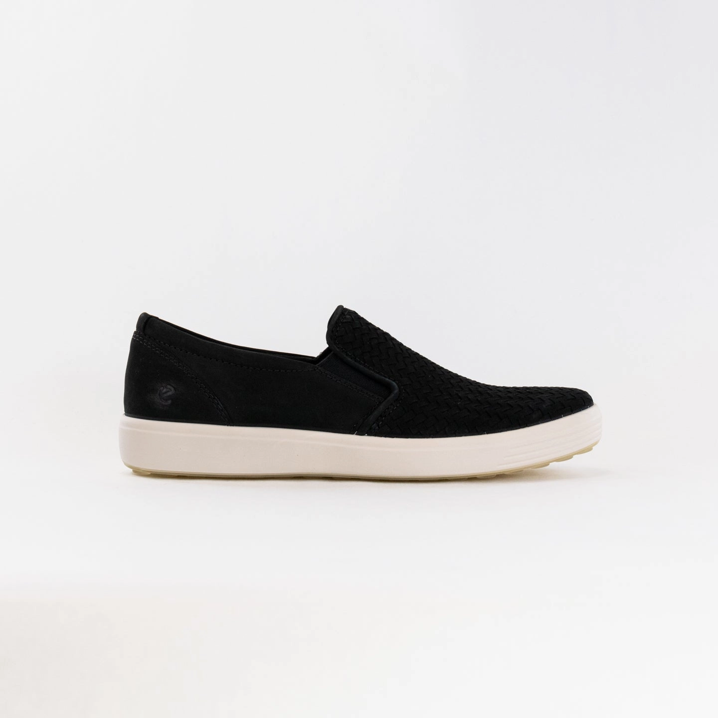 Weekend Comfort Weekend Walk ECCO Men's Soft 7 Woven Slip-On (Men's) - Black