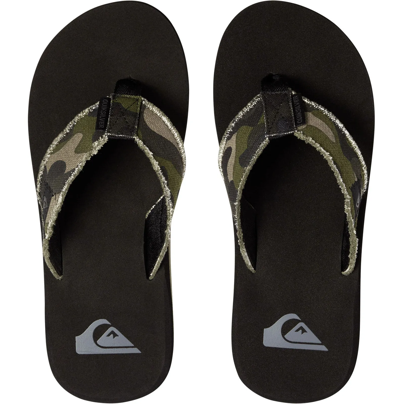 Quiksilver Mens Monkey Abyss Flip Flops - Green