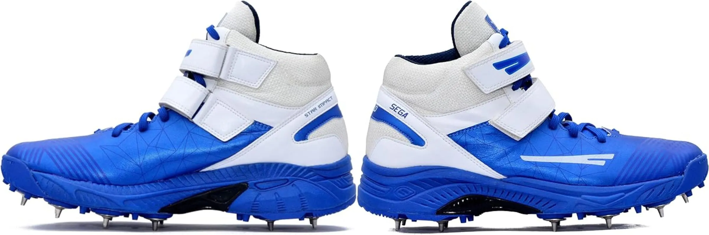 QUIVE SEGA Bold Cricket Shoes Metal Spikes