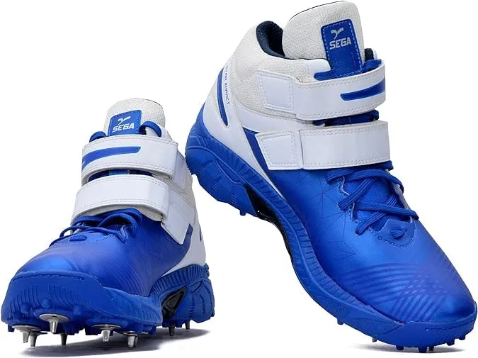 QUIVE SEGA Bold Cricket Shoes Metal Spikes