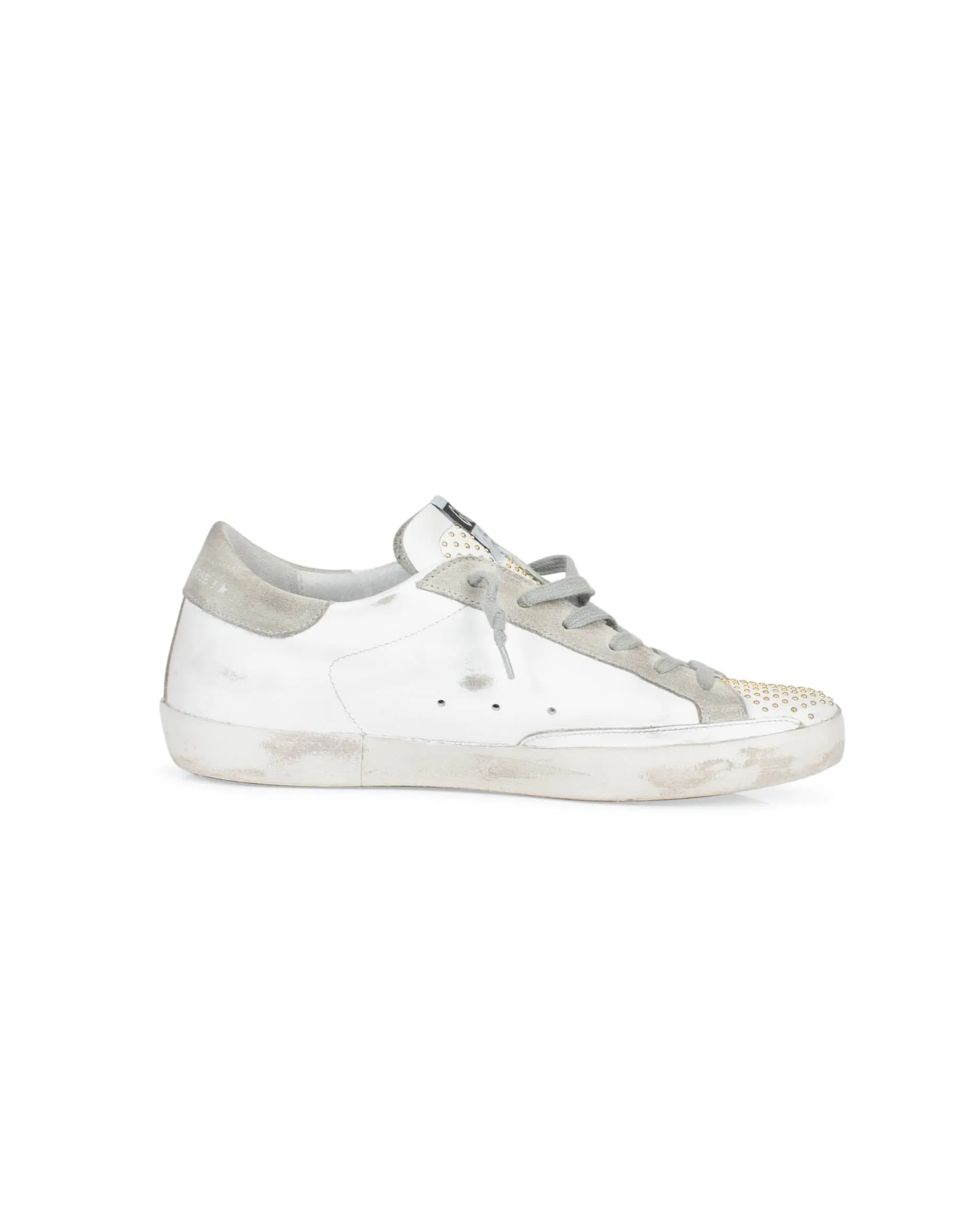 "Micro Gold Stud Superstar" Sneakers