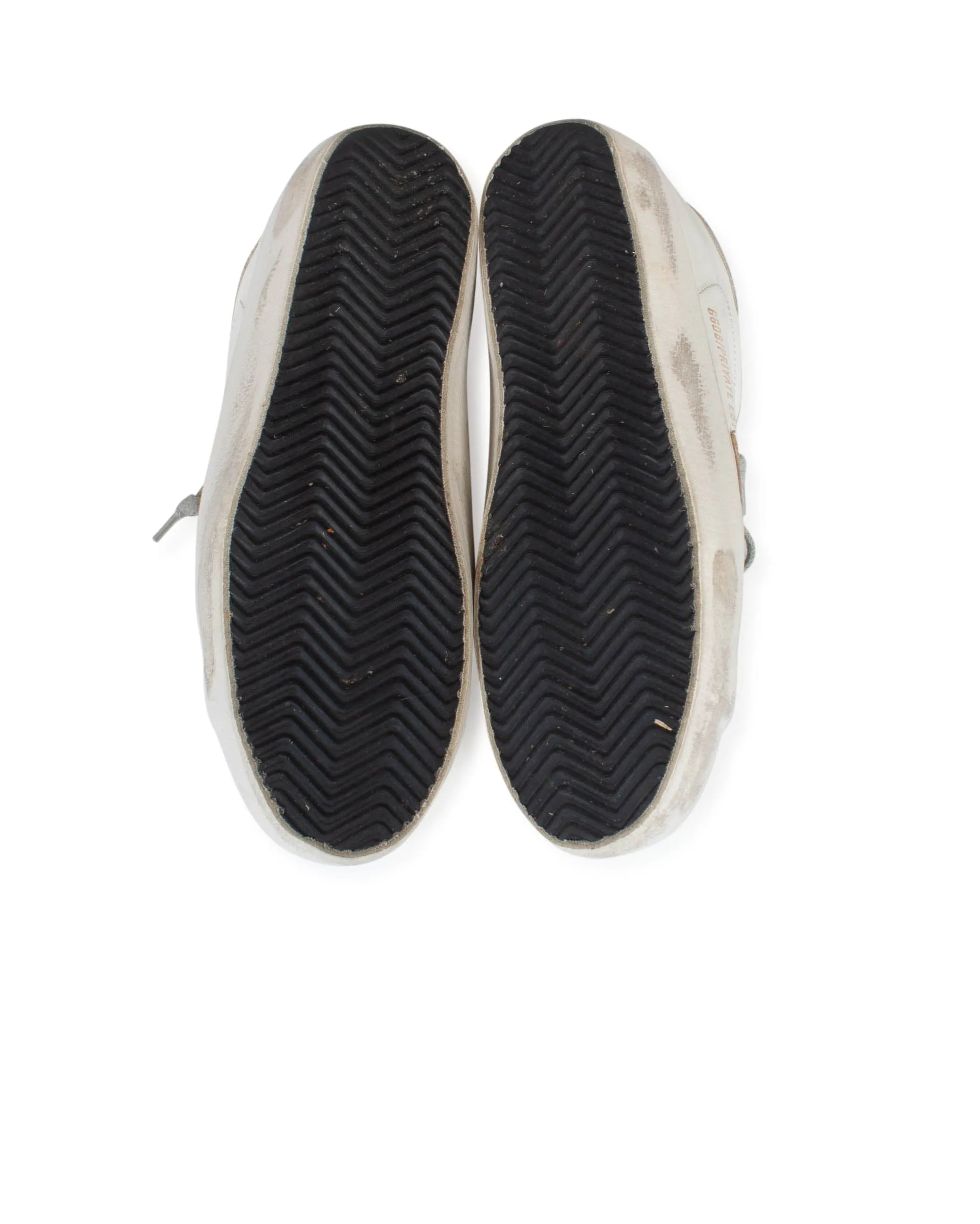 "Micro Gold Stud Superstar" Sneakers