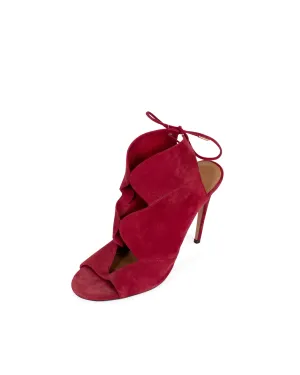 "Pasadena" Suede Cut Out Heels