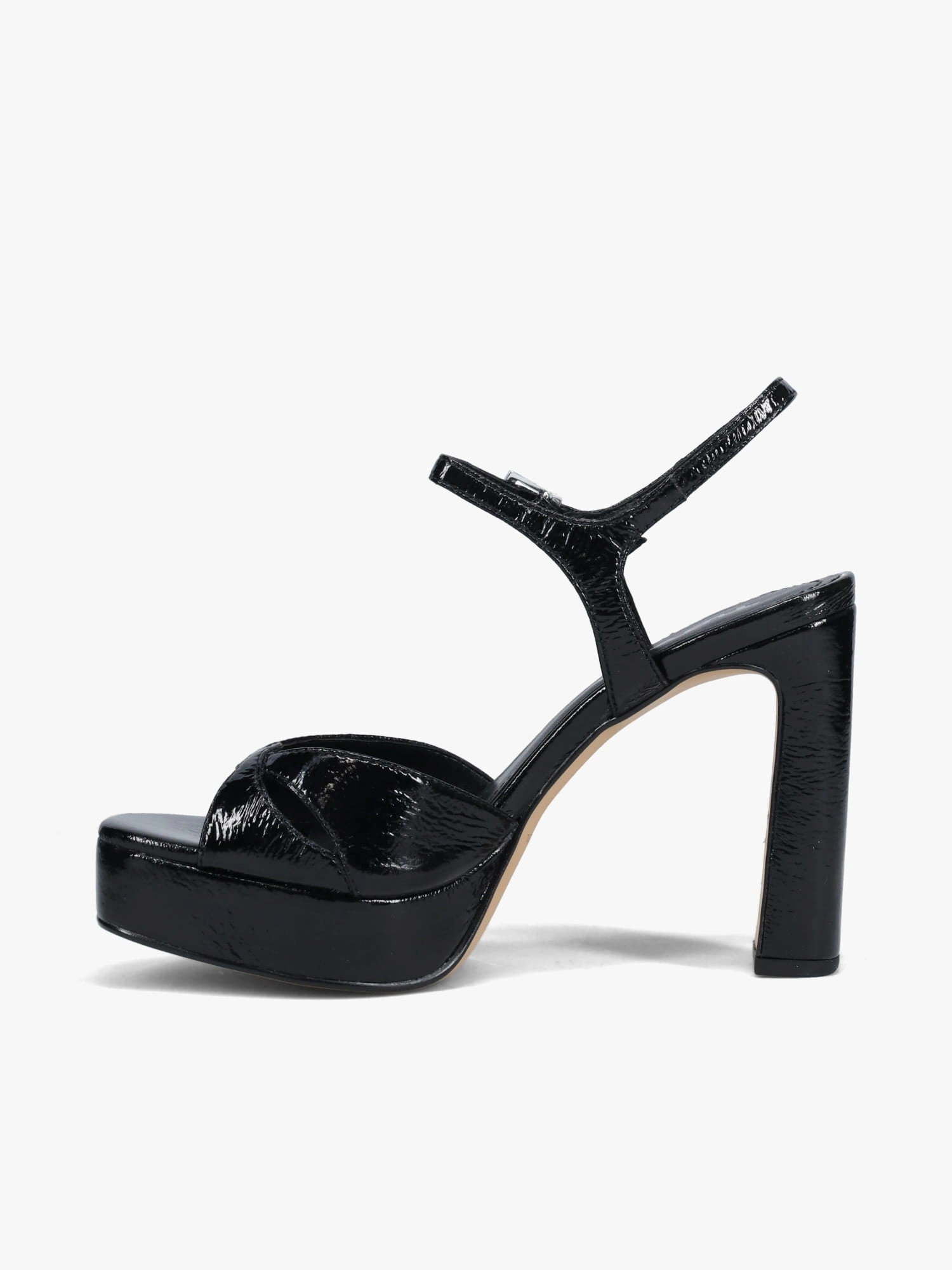Soft Step Design High Top Design Arlette Black Patent