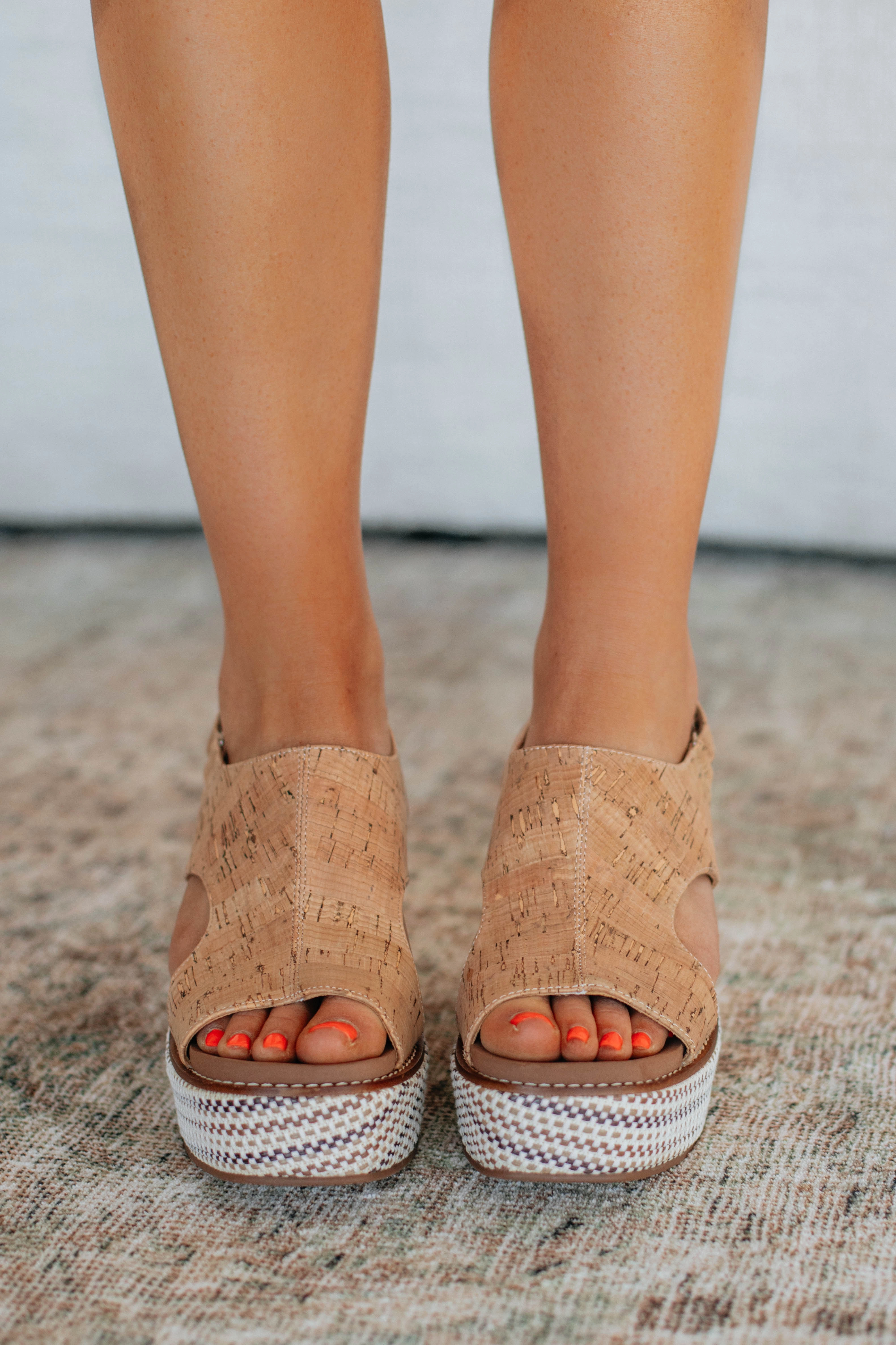 Sweet Direction Wedges - Cork Rock Path