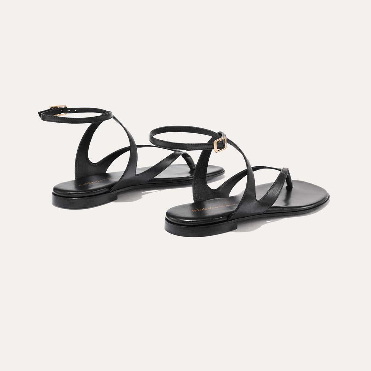 Summer Footwear for Men Sunset Stroll The Palermo Sandal - Black Nappa