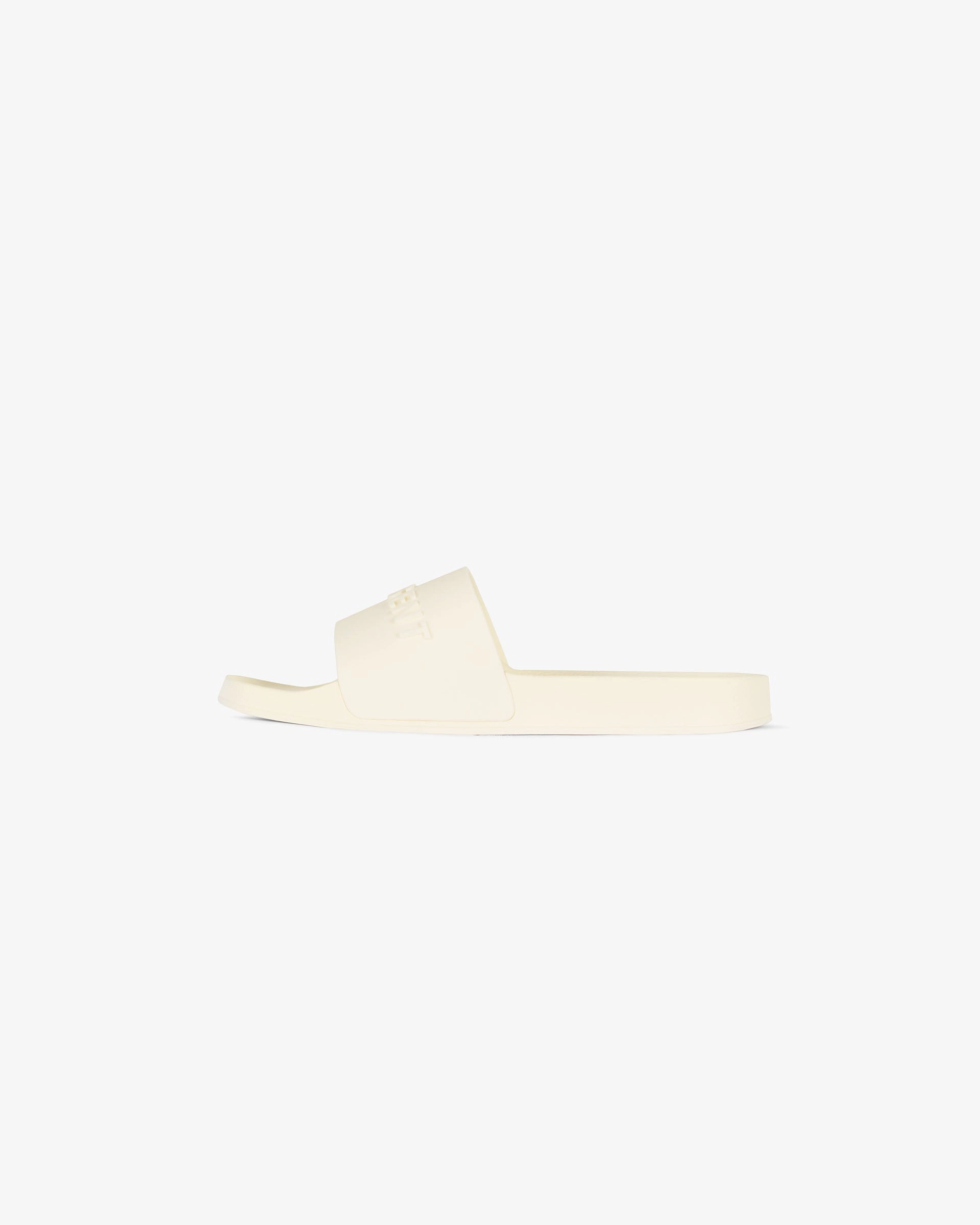 Stretchable Tongue Represent Pool Slide - Flat White