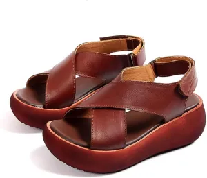 Retro Sandals Women Platform Women's Sandals Fashion Casual Shoes Ladies Beach Women's Sandals