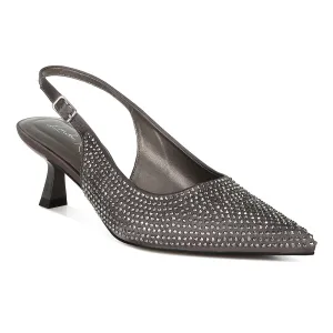 Rhinestones Embellished Slingback Sandals