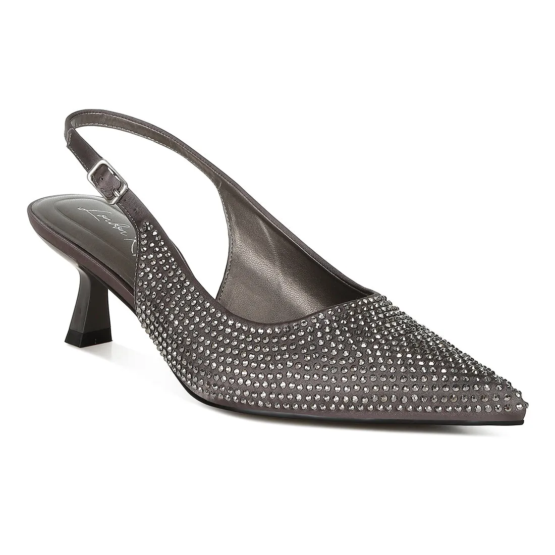 Rhinestones Embellished Slingback Sandals
