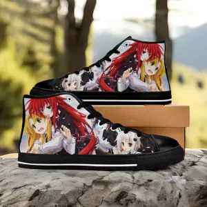 Rias Gremory Asia High School DxD Shoes High Top Sneakers for Kids and Adults