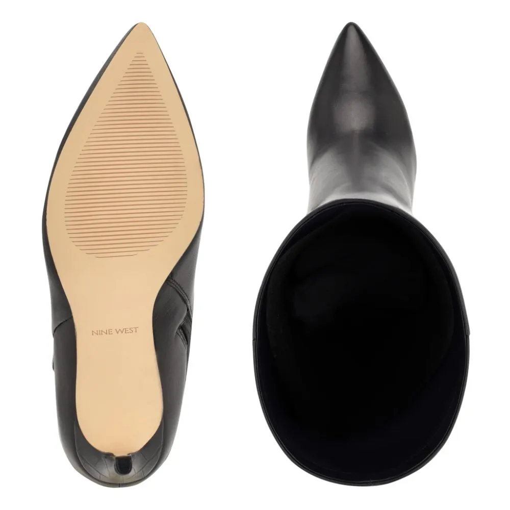 Richy Black Leather Nine West Boots