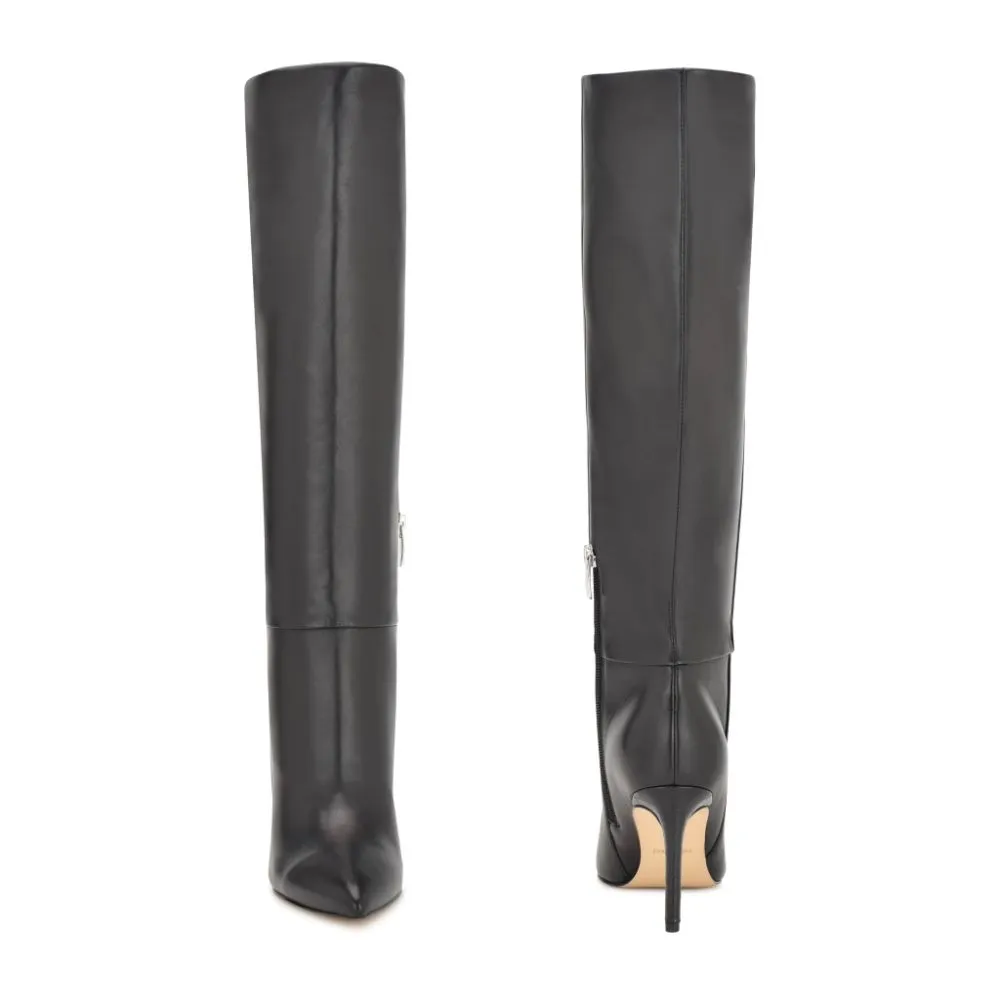 Richy Black Leather Nine West Boots