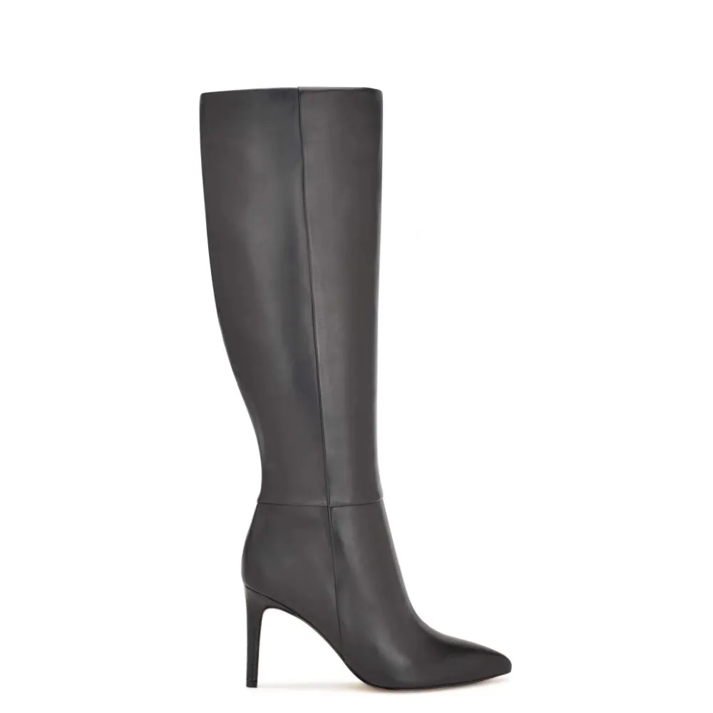 Richy Black Leather Nine West Boots
