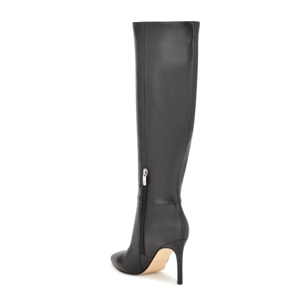 Richy Black Leather Nine West Boots