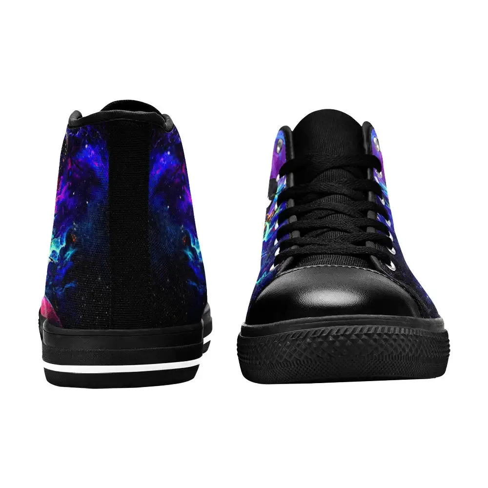 Rick and Morty Cartoon Shoes High Top Sneakers for Kids and Adults