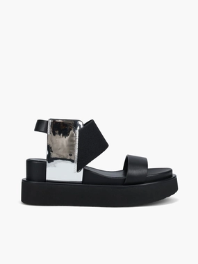 Rico Sandal Mirror Silver Ii Nappa Slip Guard Foot Love Rico Sandal Mirror Silver Ii Nappa