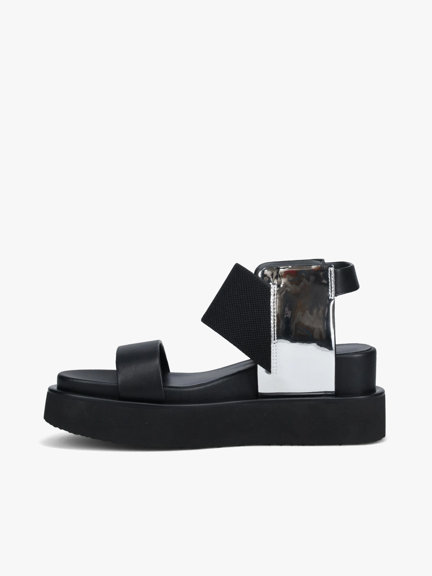 suede upper Compression Molded Midsole Rico Sandal Mirror Silver Ii Nappa
