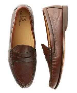 PHELPS Ventura Deerskin Penny Loafer simple design