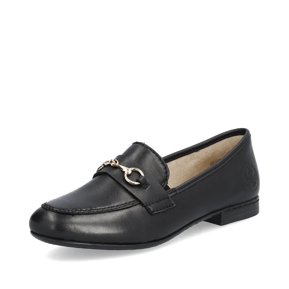 Rieker Ladies Snaffle Trim Loafer Shoe