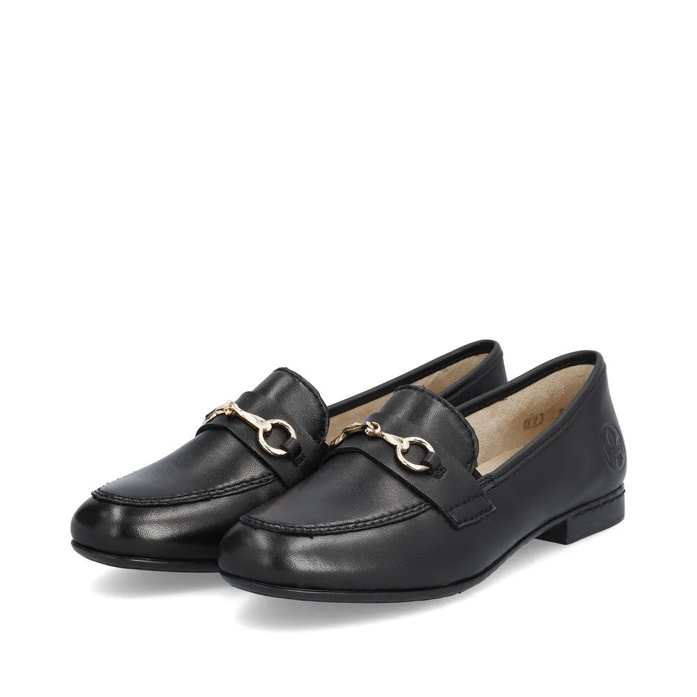 Rieker Ladies Snaffle Trim Loafer Shoe