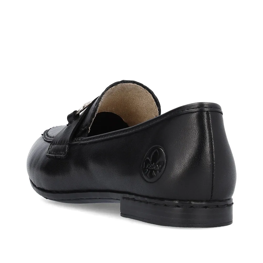 Rieker Ladies Snaffle Trim Loafer Shoe