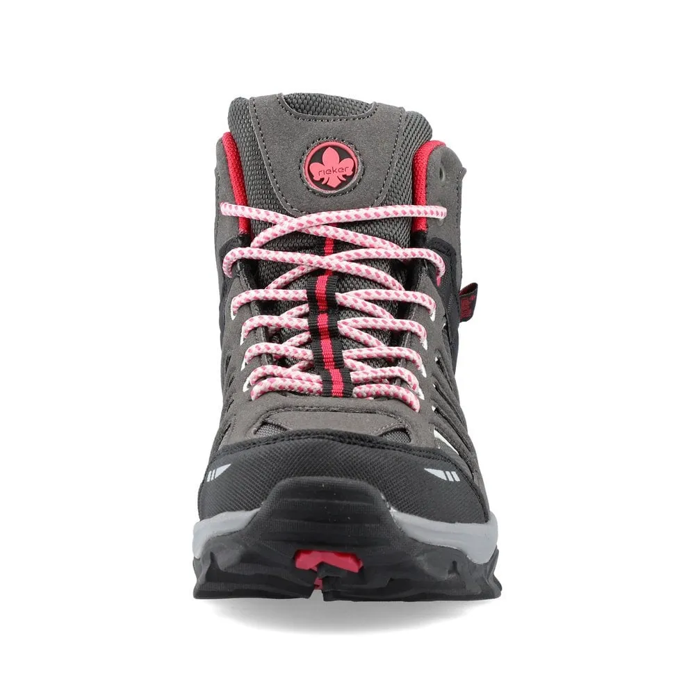 Rieker Lady's Hiking Boot X8820-42 GREY