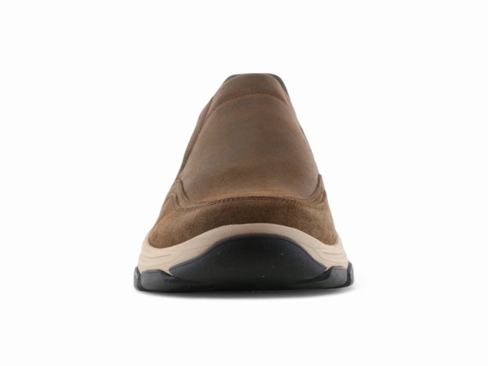 Rockport Reece Step Activated Slip On Shoes Brown Buckle Up Flexible Footwork