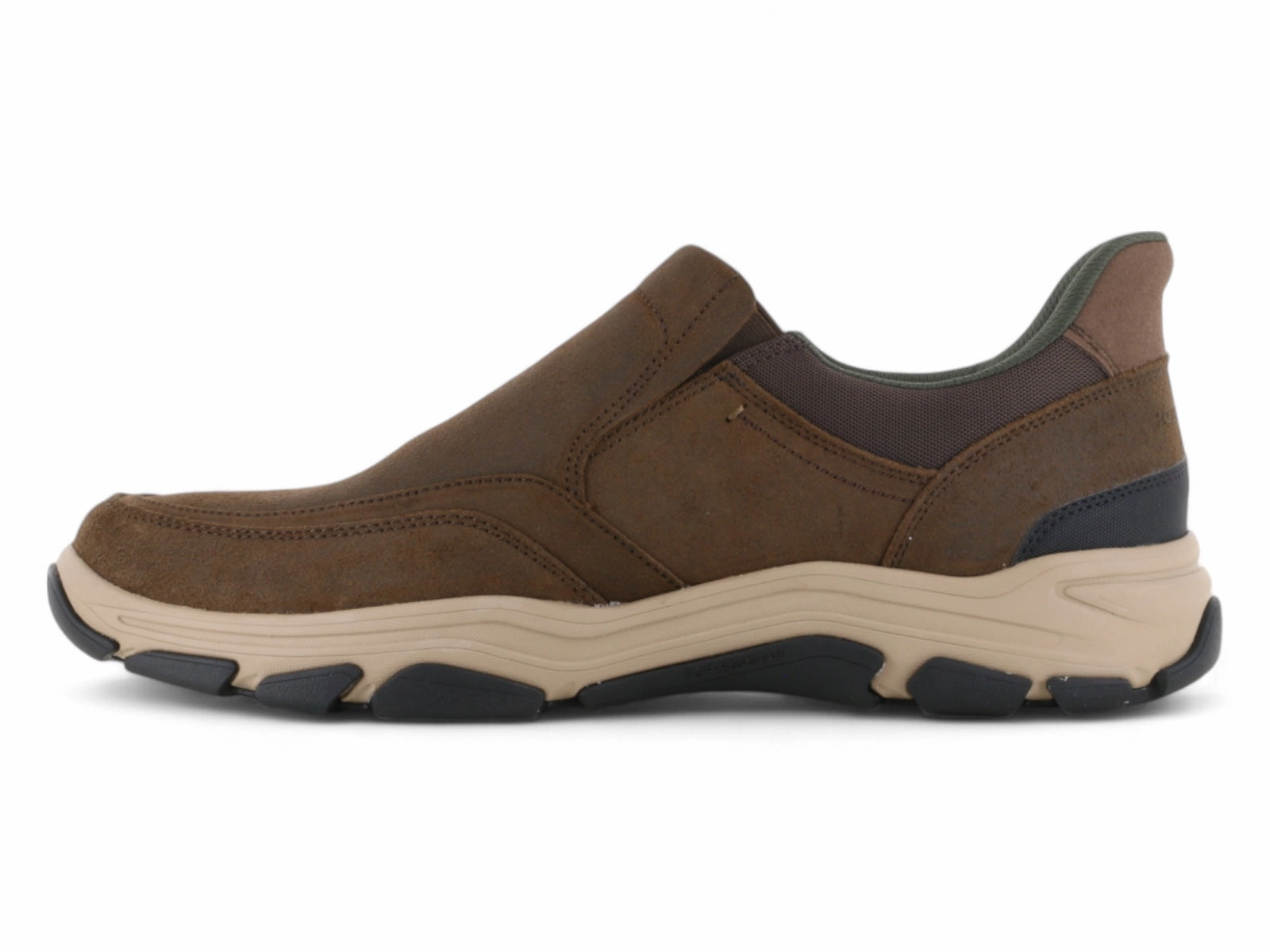 Fast Errand Breathable Outsole Rockport Reece Step Activated Slip On Shoes Brown
