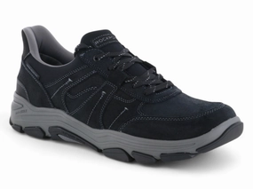 Rockport Rhett Step Activated Walking Shoes Black Everyday Shoes Rockport Rhett Step Activated Walking Shoes Black Soft Texture Ergonomic Footbed