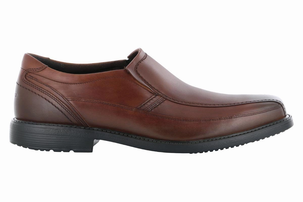 Rockport Style Leader 2 Bike Toe Slip-On Brown Team Meet City Commuter