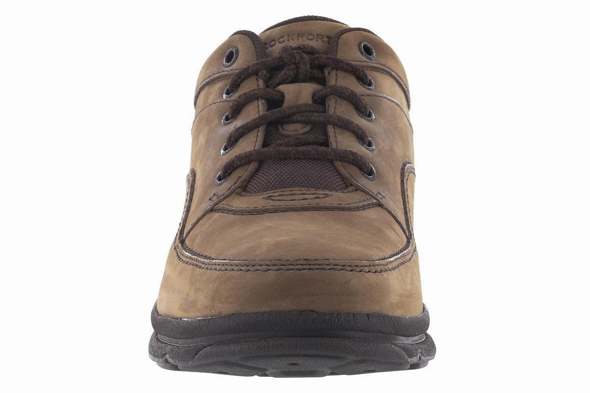 Rockport World Tour Classic Chocolate Nubuck Velcro   closure Versatile Footwear