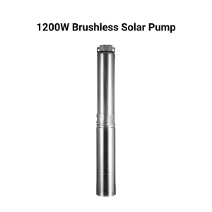 Rocksolar 80-150V 1.61 HP Solar DC Brushless Submersible Pump with Built-in Controller